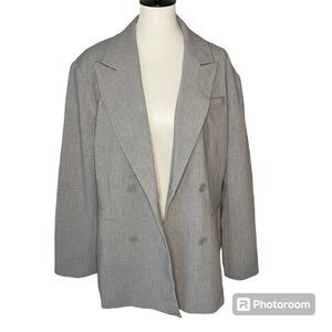 Barneys New York Forever 21 Collab Heather Gray Blazer NWT Medium Office Wear
